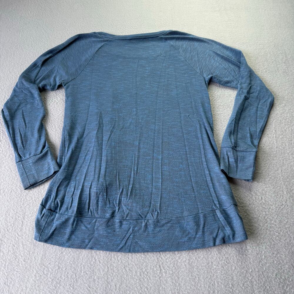 Juicy Couture Women's Blue Long Sleeve‎ T-Shirt Front Twist Hem - Size XL - Picture 4 of 6